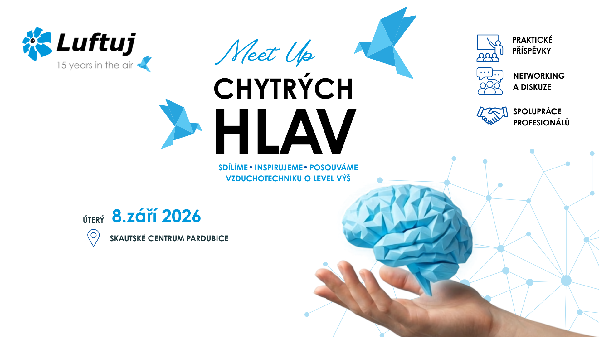 Luftuj meet uo chytrých hlav 2026